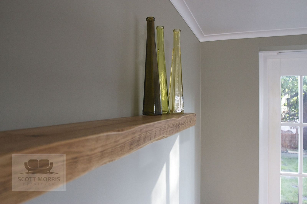 Scott Morris Furniture Chunky Solid Wood Floating Shelves