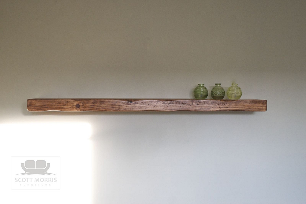 Scott Morris Furniture Chunky Solid Wood Floating Shelves